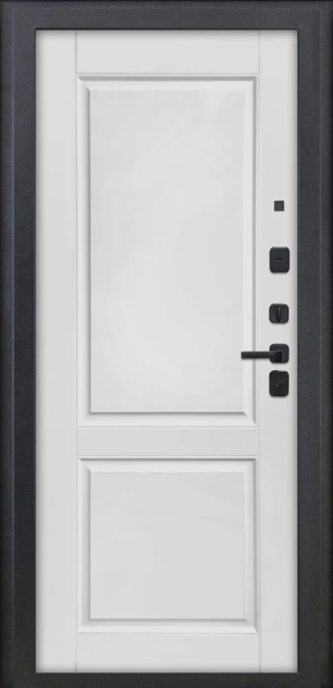 Входная дверь ДвериПРО Модель 3КЛ-1009 ФЛ-30 Веллуто бьянко DPRO228324 внутренняя сторона